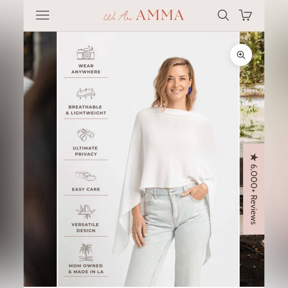 We are Amma nursing cover